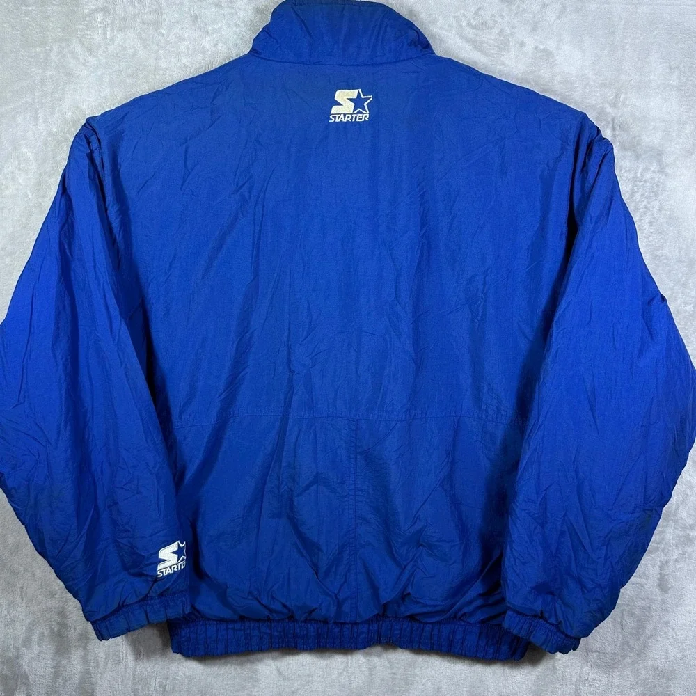 VINTAGE 90s Starter Kentucky Wildcats Jacket Men Large‎ Blue Embroidered Bomber